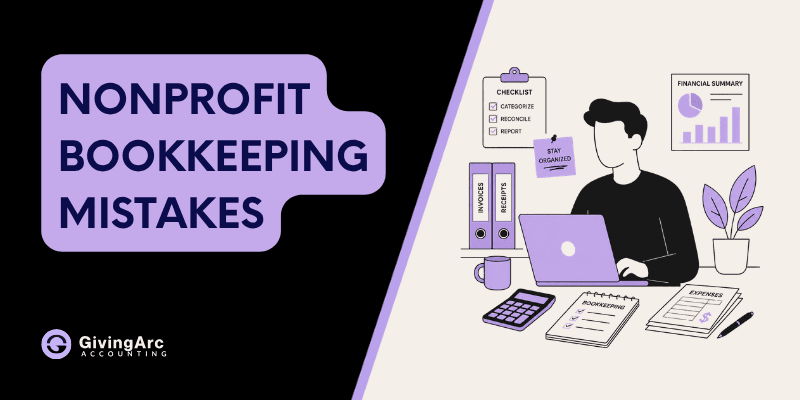 Two file folders side-by-side — one neat with labeled receipts, one chaotic — illustrating bookkeeping records contrast